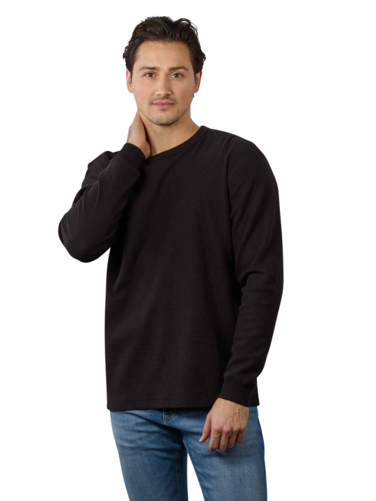 Tommy Jeans Long Sleeve Waffle T-Shirt Regular T-Shirt Homme