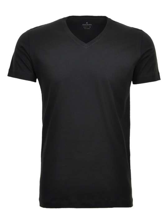 Ragman T-Shirt V-Neck Slim Fit 2PK Herren T-Shirt