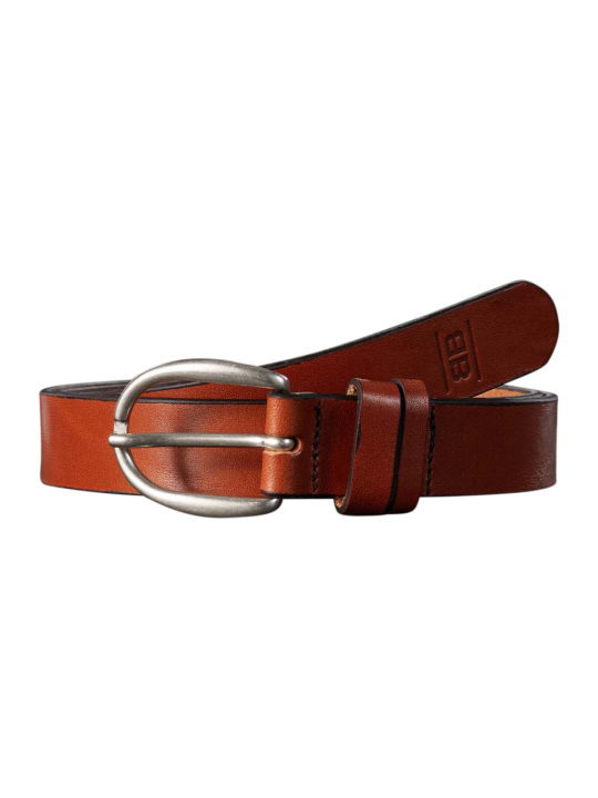 Sandy 3cm Cognac Gürtel by BASIC BELTS Leather Belt