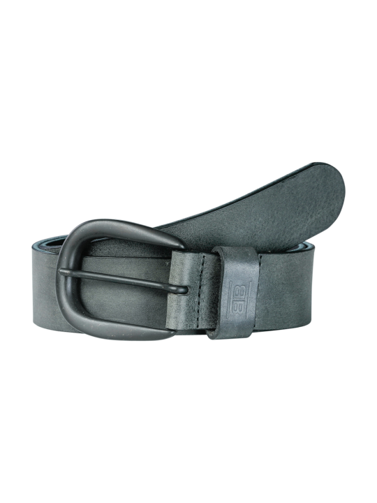 Zeta 40mm Black Gürtel by BASIC BELTS Leather Belt