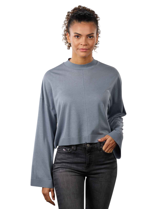 Drykorn Fine Knit Cedaria Pullover Stand Up Collar Women's Sweater