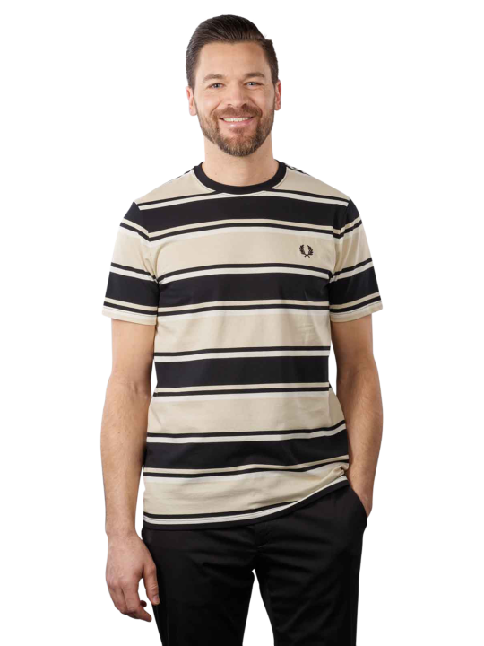 Fred Perry Bold Stripe T-Shirt Crew Neck Men's T-Shirt