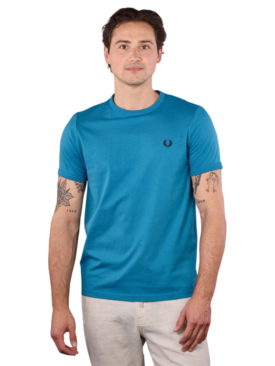 Fred Perry Ringer T-Shirt Crew Neck Men's T-Shirt