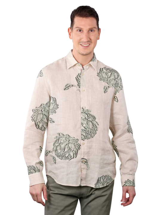 Marc O'Polo Linen Style Shirt Long Sleeve Chemise Homme