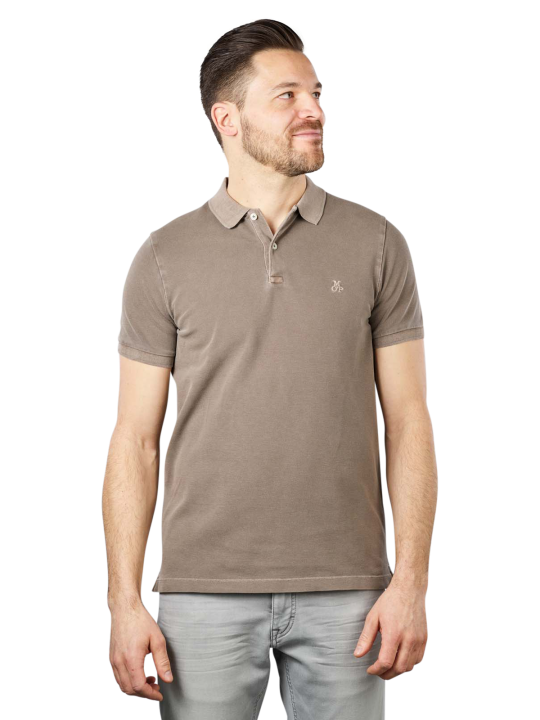 Marc O'Polo Short Sleeve Polo Slim Fit Rib Collar Men's Polo Shirt