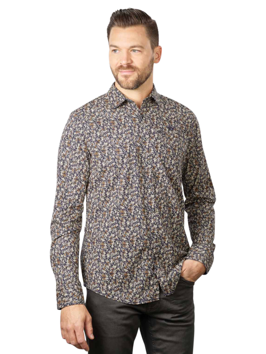PME Legend Long Sleeve Shirt Print On Herren Hemd