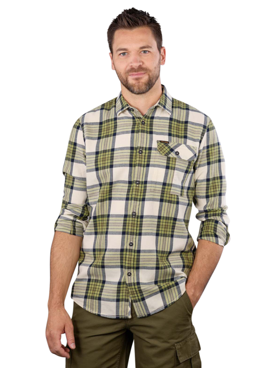 PME Legend Long Sleeve Shirt Twill Check Chemise Homme