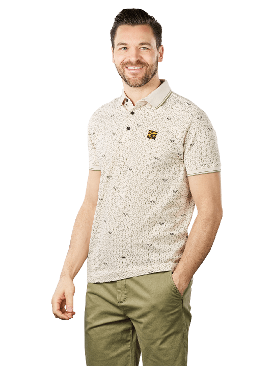 PME Legend Short Sleeve Polo All Over Print Chemise Polo Homme