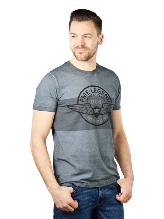 PME Legend Single Jersey T-Shirt Cold Dye T-Shirt Homme