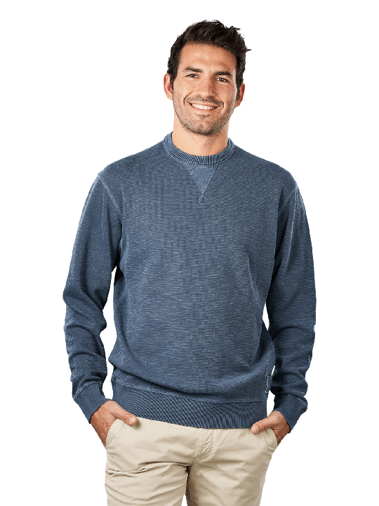 Scotch & Soda Garment Dye Sweatshirt Structured Pullover Homme