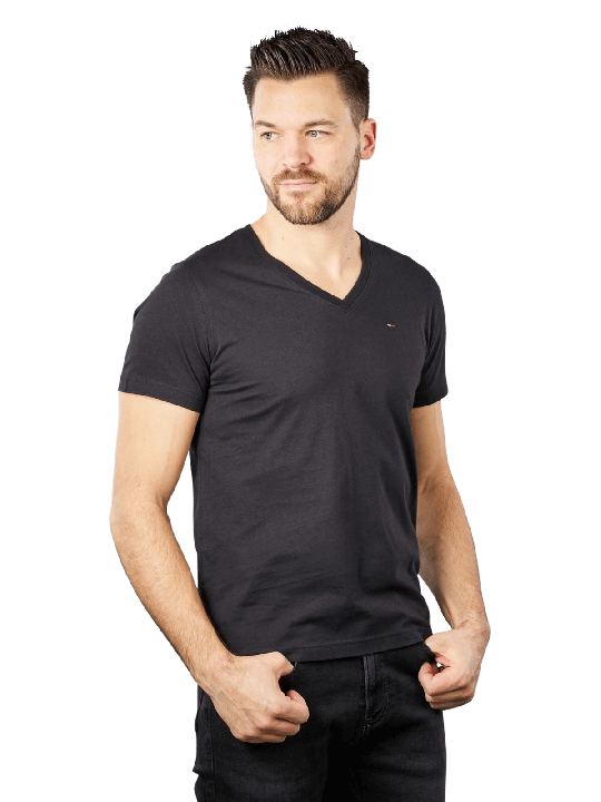Tommy Jeans Jersey T-Shirt V-Neck T-Shirt Homme