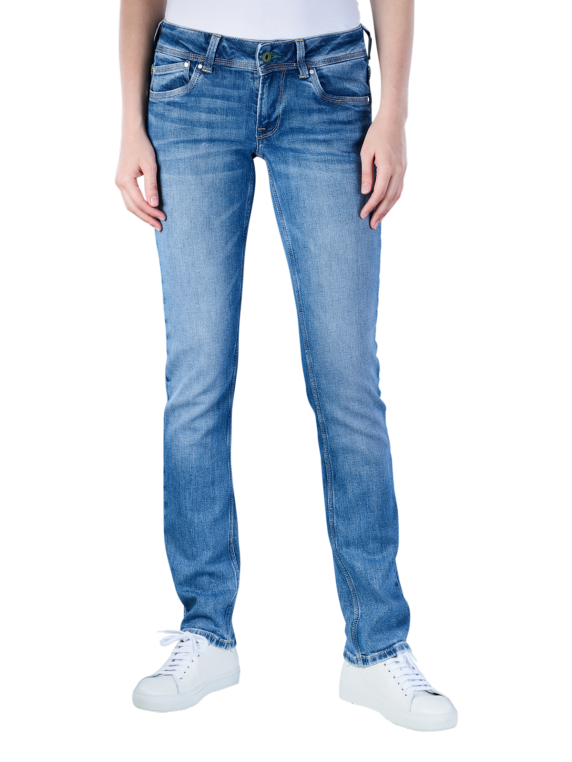 Pepe Jeans Saturn Jeans Straight Fit in Mittelblau | JEANS.CH