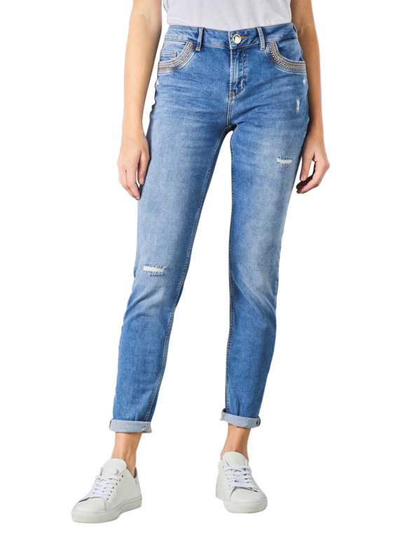 Mos Mosh Bradford Jeans Tapered Fit in Hellblau | JEANS.CH