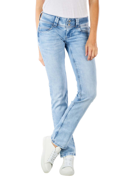 Pepe Jeans Venus Jeans Straight Fit in Light blue | JEANS.CH