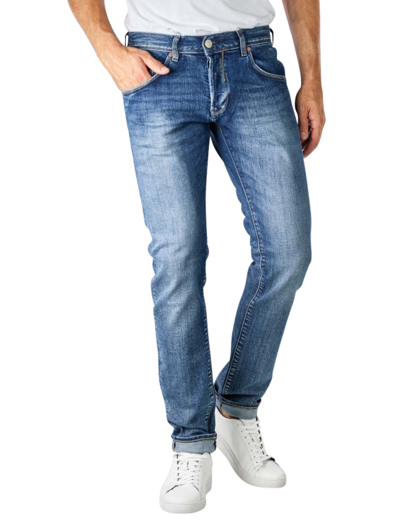 Herrlicher Trade Jeans Slim Fit in Mittelblau | JEANS.CH