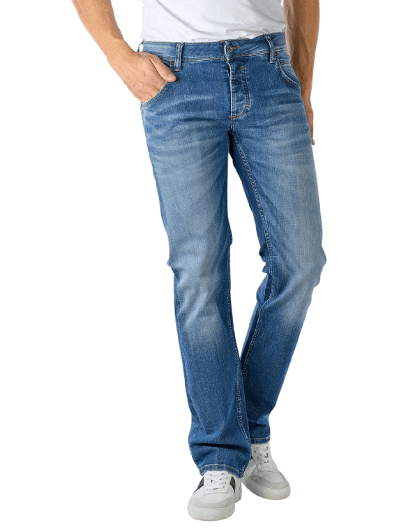 Mustang Michigan Jeans Straight Fit in Medium blue | JEANS.CH