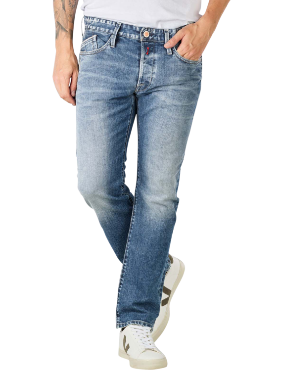 Replay Waitom Jeans Straight Fit in Medium blue | JEANS.CH
