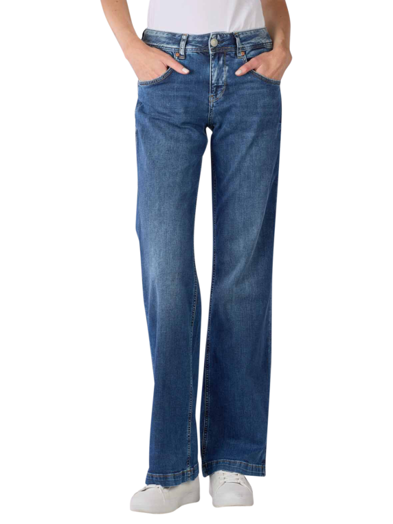 Herrlicher Edna Jeans Straight Medium in Fit blue