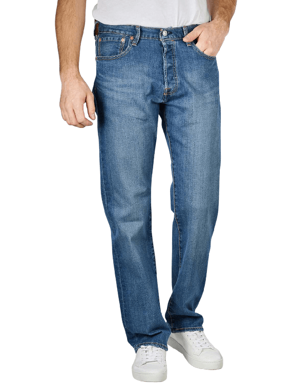 Levi's 501 Jeans Straight Fit in Medium blue | JEANS.CH