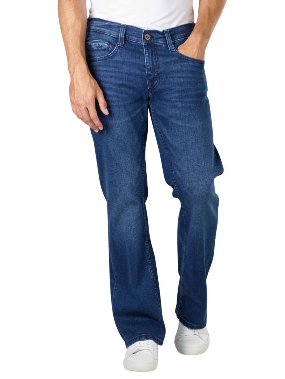 blue Oregon Jeans Dark in Bootcut Mustang Boot