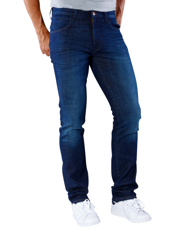 Wrangler Arizona Stretch Straight Dark in Fit Jeans blue